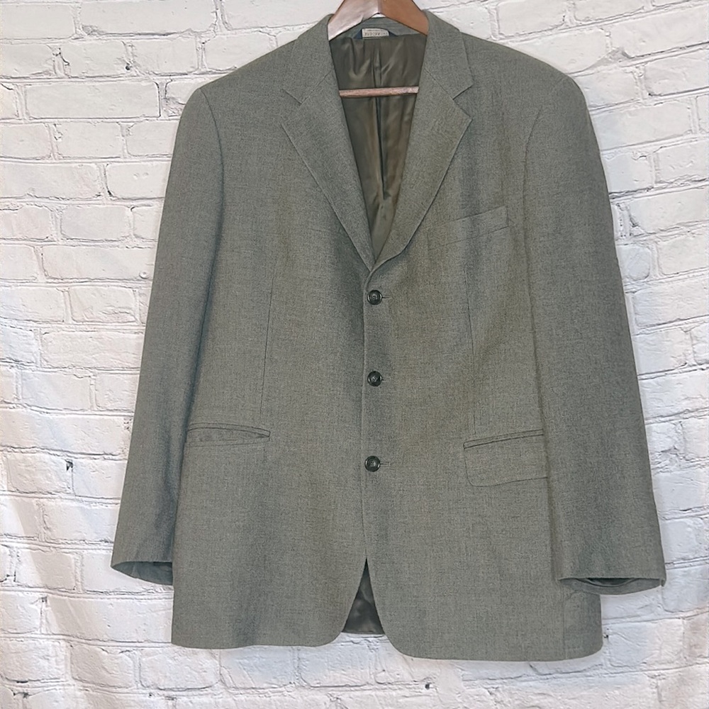 Brooks Brothers 346 Silk Wool Blend Suit Blazer Jacket Size 42B